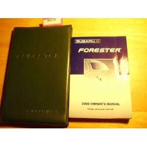  2000 Subaru Forester Owners Manual Subaru Books