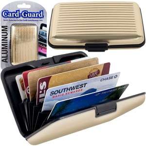 Aluminum Credit Card Wallet RFID Blocking Case 6 Colors NEW!  