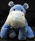 Noahs Ark Animal Workshop 10 Plush Blue Hippo Stuffed Animal