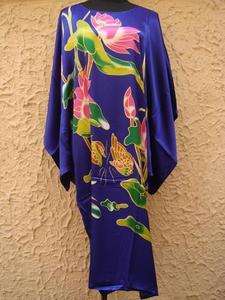 Wholesale Satin Sleepwear Pyjama Night Dress Oriental Kaftan  