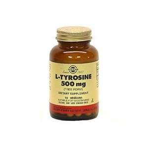  L Tyrosine 500 mg, 250 Vegetable Capsules, Solgar Health 