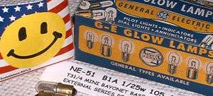 GE*NE 51 B&K 606 Hickok Tube Tester Short Lamp Bulb x1  