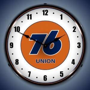  Union 76 Gas Station Lighted Clock