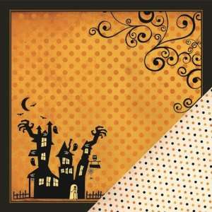  Haunted House Toil & Trouble Double Sided Paper 12X12 