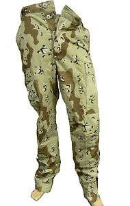 US Genuine Issue Desert Camouflage 6 Color Combat Trousers Pants 