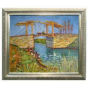 Van Gogh Langlois Bridge Oil Painting:  Home & Kitchen