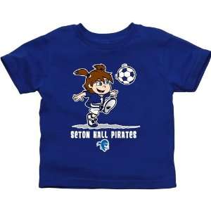   Pirates Toddler Girls Soccer T Shirt   Royal Blue