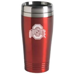  Ohio State University   16 ounce Travel Mug Tumbler   Red 