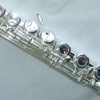 18 holes C flute + E key +G SILVER PLATED outfit  
