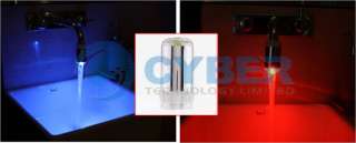 Water Glow Shower LED Faucet Light Temperature Sensor  