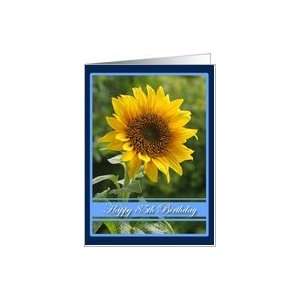  Happy Birthday Sunflower 85 Years Old Card Toys & Games