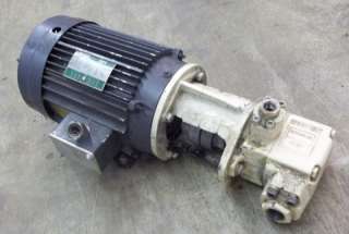 Lincoln 7.5 HP Motor w/ Abex Hydraulic Pump 1745 RPM  