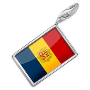  FotoCharms Andorra Flag   Charm with Lobster Clasp For 