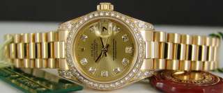   CHEST®ROLEX Ladies Crown Collection Gold Full Diamond 179158  