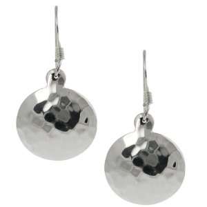   Finish Circle Earrings .925 Stamp Hypoallergenic Nickel Free Jewelry