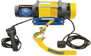 Superwinch 1145230 Terra 45 4,500 lb winch with synthetic rope, wired 