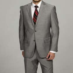 Mens Light Grey Suit  Overstock