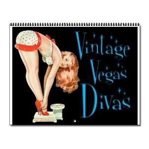 Vintage Las Vegas Divas 2007 Pinup Calendar Poker Wall Calendar by 