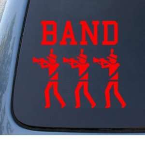  BAND   Vinyl Car Decal Sticker #1319  Vinyl Color: Red 