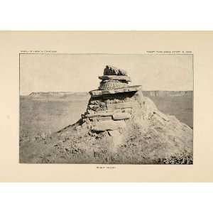  1904 Print Zuni Indian Scalp House New Mexico Desert 
