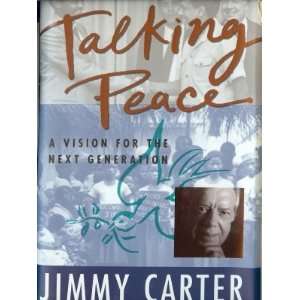   Signed book Talking Peace Hardcover (President of the United States