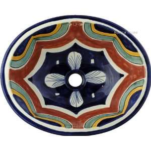    Mexican Hand painted Ceramic Bathroom Sink: Everything Else