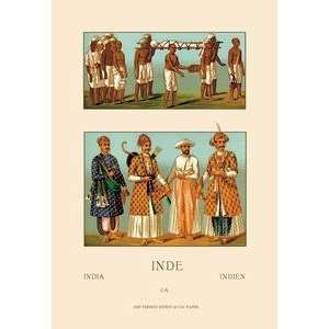  Paper poster printed on 12 x 18 stock. Variety of Indian 