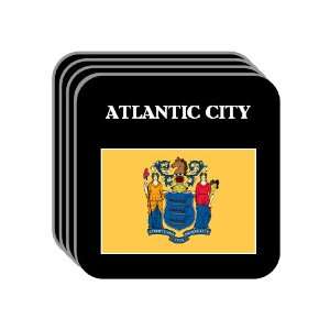US State Flag   ATLANTIC CITY, New Jersey (NJ) Set of 4 Mini Mousepad 