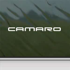  CHEVROLET CAMARO WINDSHIELD White Sticker Laptop Vinyl 