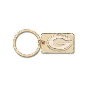   Gold Plated G on Gold Plated Key Chain