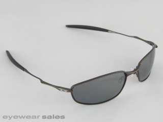 Oakley Sunglasses WHISKER Pewter, Polarized Black Iridium Lens 12 849 