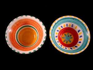 Vintage Desimone Italian Art Pottery Bowls Dishes  