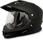 new afx fx 39 dual sport motorcycle helmet flat black