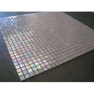  20R80 Iridescent Glass Mosaic Tile