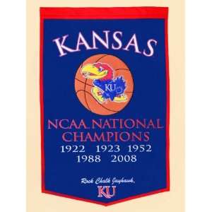  Kansas University Jayhawks Basketball Dynasty Banner 