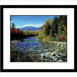Mount Washington, New Hampshire Framed Photograph Frame Finish Black 