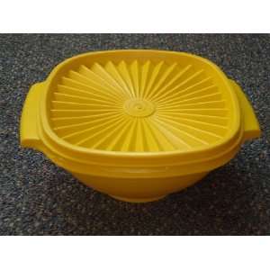  Tupperware Yellow Servalier Bowl with Matching Instant 