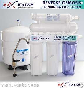 STAGE REVERSE OSMOSIS SYSTEM   RO WATER FILTER 75 GPD  