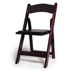  Mahogany Wool Foldings Chairs, set of 12: Everything Else