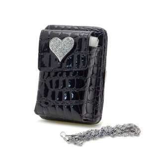  Heart accented Cellphone holder case with frame wallet 