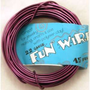   Fun Wire 22 Gauge Coil   Icy Grape Soda   Updated Color: Toys & Games