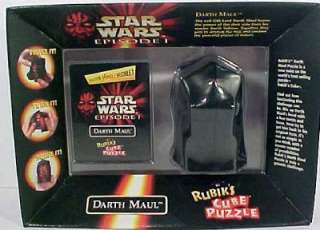 1999 Star Wars Episode I Darth Maul RUBIK CUBE Puzzle New MIB  