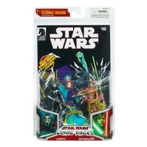    Star Wars Comic Packs Lumiya and Luke Skywalker: Toys & Games
