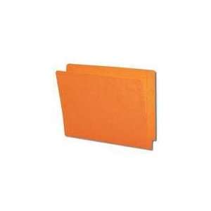  Smead Colored End Tab File Folder, Orange, Letter Size, 11 