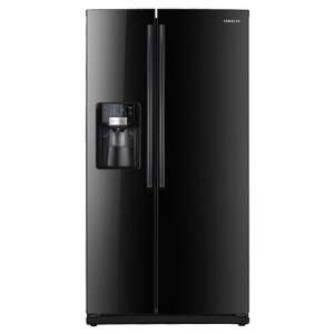 26.0 Cu. Ft. Black Side by Side Refrigerator:  Kitchen 