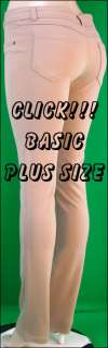 High Waist Big Plus Size Moleton Jeans Bermuda Short Pants Stretch 3 