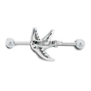  Industrial Barbell with Sparrow Cut Out Center   Sold Individually