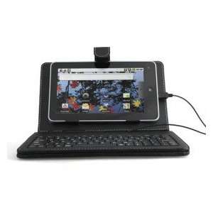  Leather Keyboard Case for 7 inch Tablet PC (MiniUSB Port): Electronics