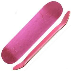  Pink Stained Blank Deck Size 8.00