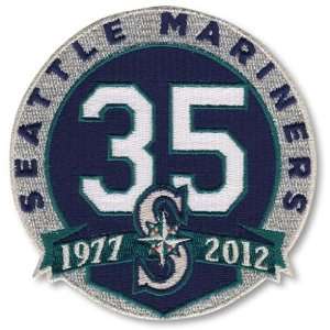  Seattle Mariners 2012 35th Anniversary MLB Baseball Patch 